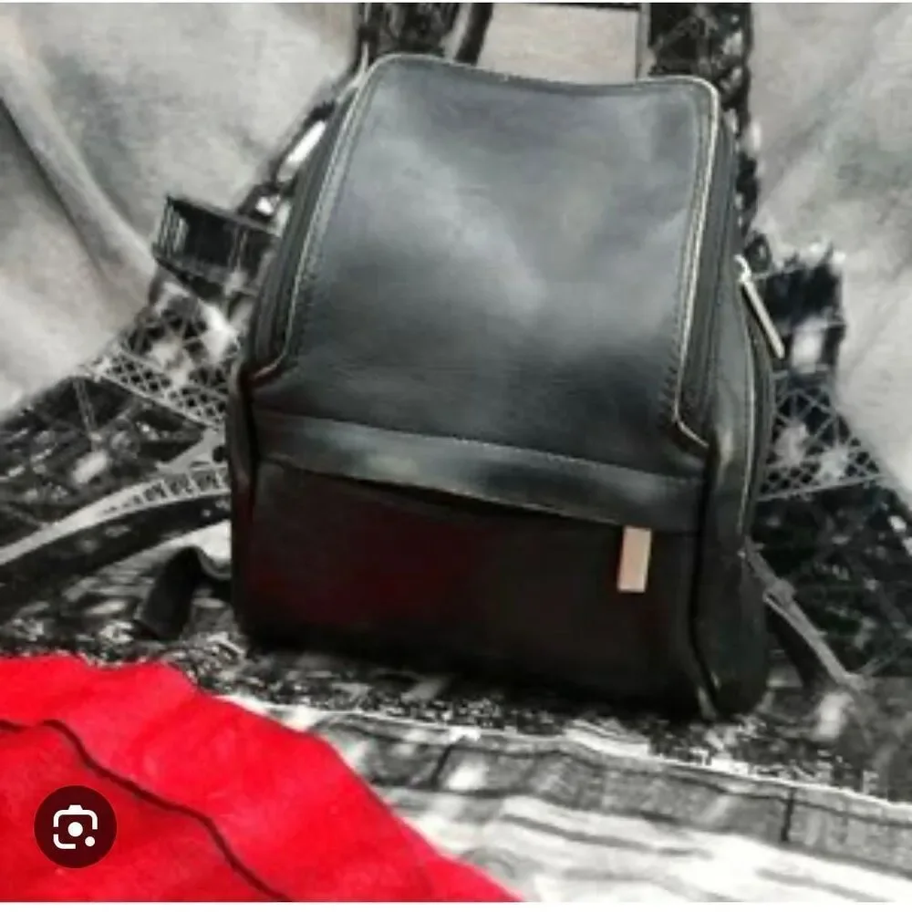 M Wilsons leather og vintage black leather minibag  mini backpack